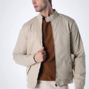 Beige Casual Jacket