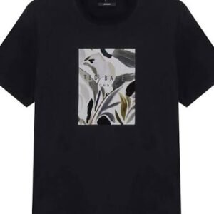 Black Graphic Print T-Shirt