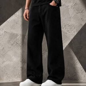 Black Straight Fit Jeans