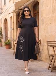 Classic Black Casual Dress