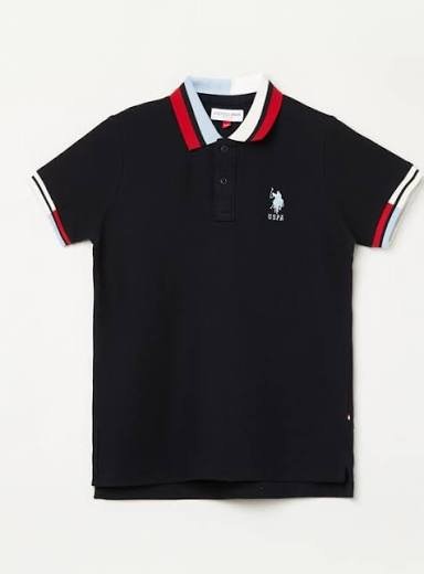 Navy Kids Polo T-Shirt