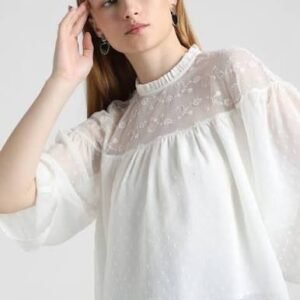 Classic White Casual Top